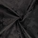 Tela Loneta Jacquard Negro - Ribes y Casals