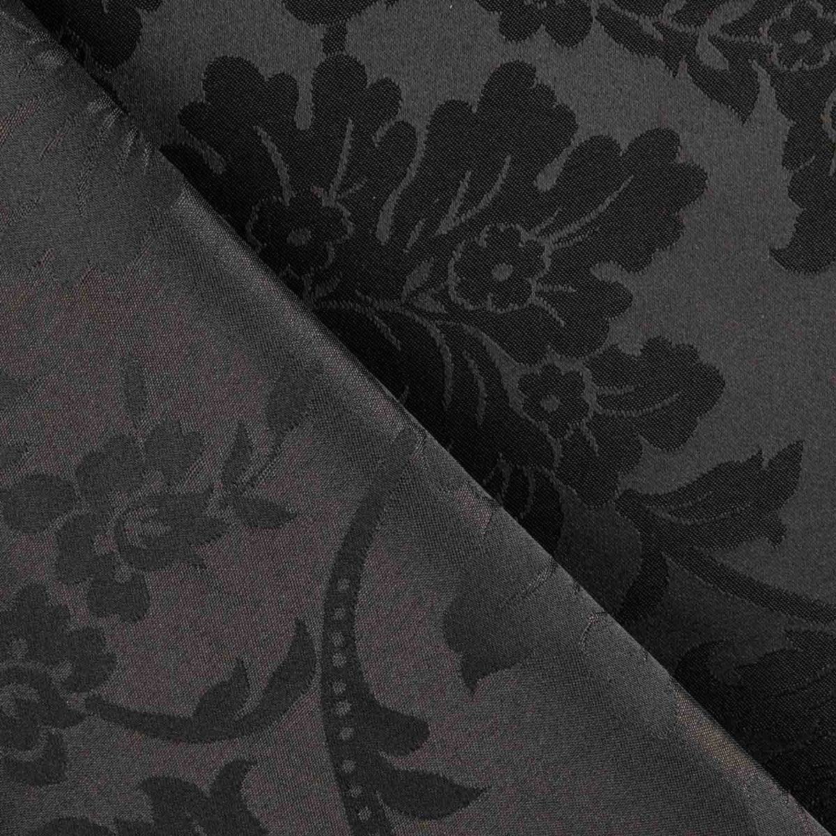 Tela Loneta Jacquard Negro - Ribes y Casals