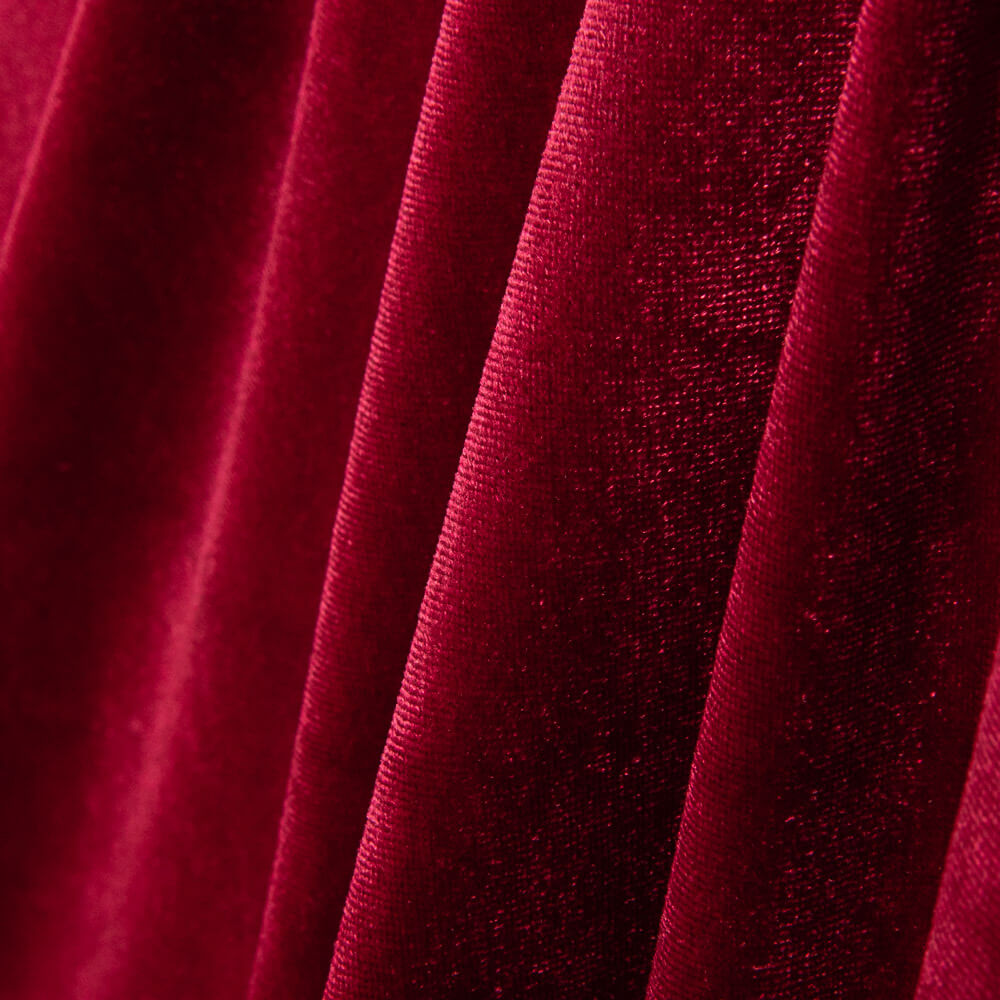 Tela Lycra Terciopelo Granate - Ribes y Casals