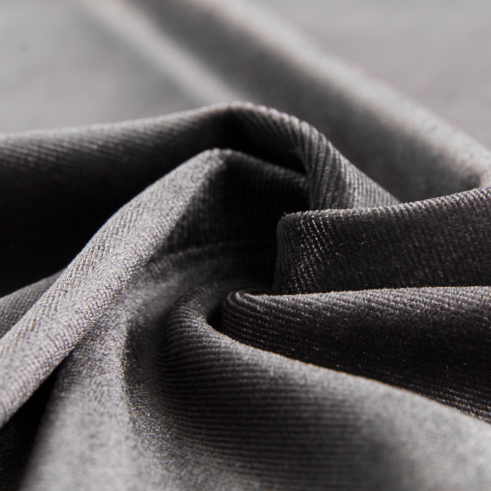 Tela Lycra Terciopelo Gris - Ribes y Casals