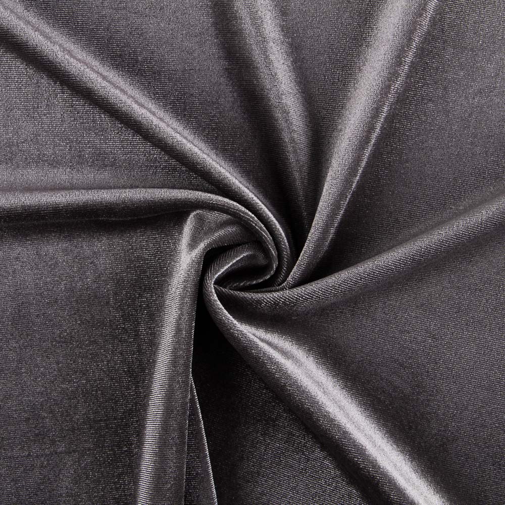 Tela Lycra Terciopelo Gris - Ribes y Casals