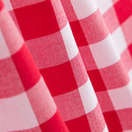 Tela Mantelería Cuadros Rojo 28mm - Ribes y Casals