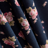 Punto Jersey Mini Cretona Azul - Ribes y Casals