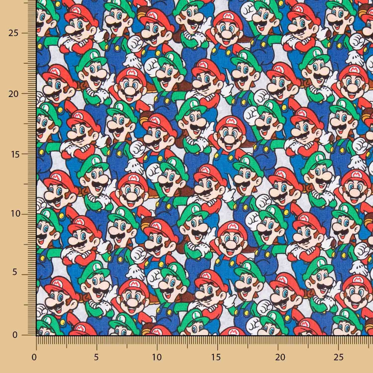 Popelín Super Mario y Luigi - Ribes y Casals