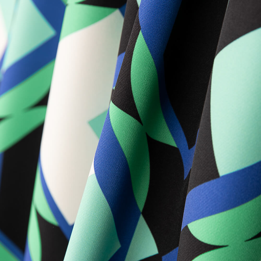 Bielástico Geométrico Morado - Ribes y Casals