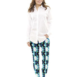 Bielástico Geométrico Morado - Ribes y Casals