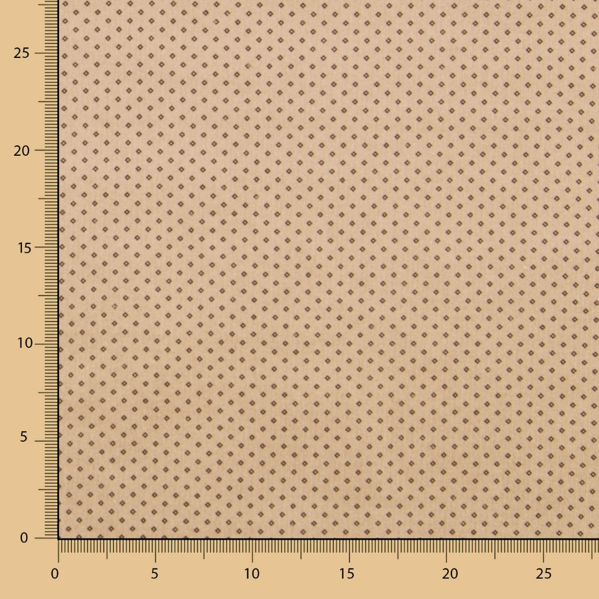 Tela Micropana Geométrico Marrón - Ribes y Casals