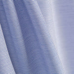 Popelín Spandex Algodón Mil Rayas Azul - Ribes y Casals