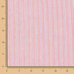 Algodón Vichy Raya Mini Roja - Ribes y Casals