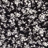 Tela Satén Fino Kimono Negro - Ribes y Casals