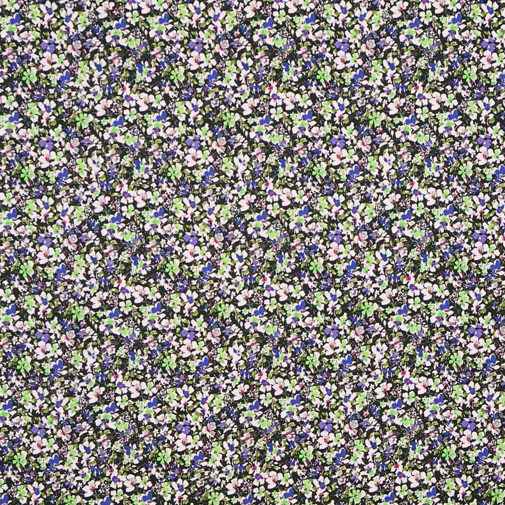 Plana Spandex Flores Malva - Ribes y Casals