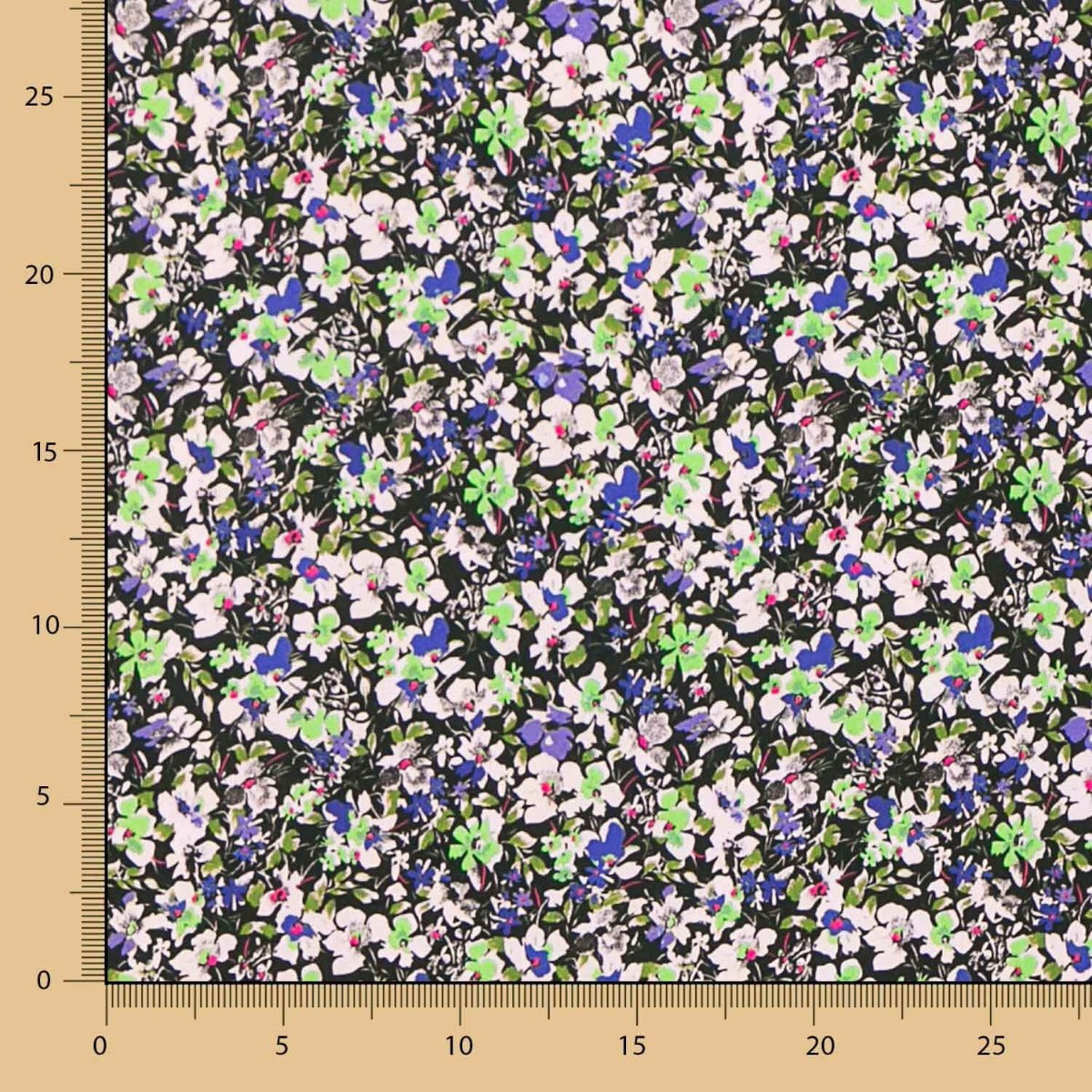 Plana Spandex Flores Malva - Ribes y Casals