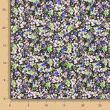 Plana Spandex Flores Malva - Ribes y Casals