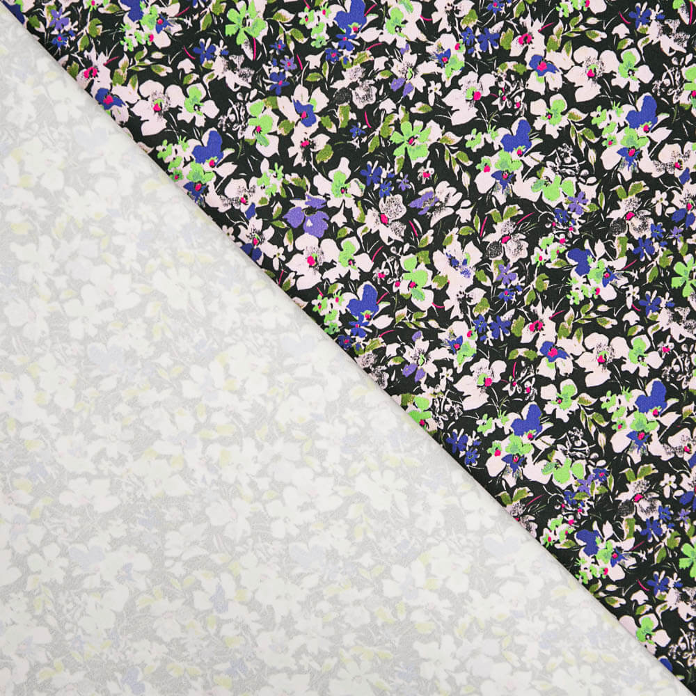 Plana Spandex Flores Malva - Ribes y Casals