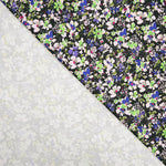 Plana Spandex Flores Malva - Ribes y Casals