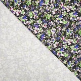 Plana Spandex Flores Malva - Ribes y Casals