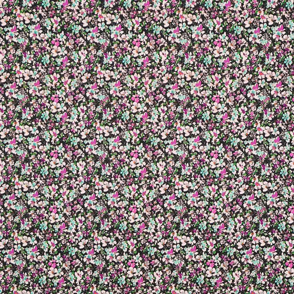 Plana Spandex Flores Fucsia - Ribes y Casals