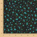 Retal Crep Poliéster Animal Print Verde Musgo 55x140 cm - Ribes y Casals