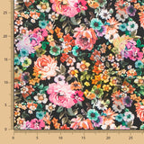 Retal Viscosa Flor Cretona Colores 85x145 cm - Ribes y Casals