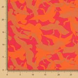 Georgette Poliéster Naranja Punch - Ribes y Casals