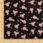 Punto Jersey Mini Cretona Negro - Ribes y Casals