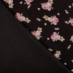 Punto Jersey Mini Cretona Negro - Ribes y Casals