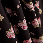 Punto Jersey Mini Cretona Negro - Ribes y Casals