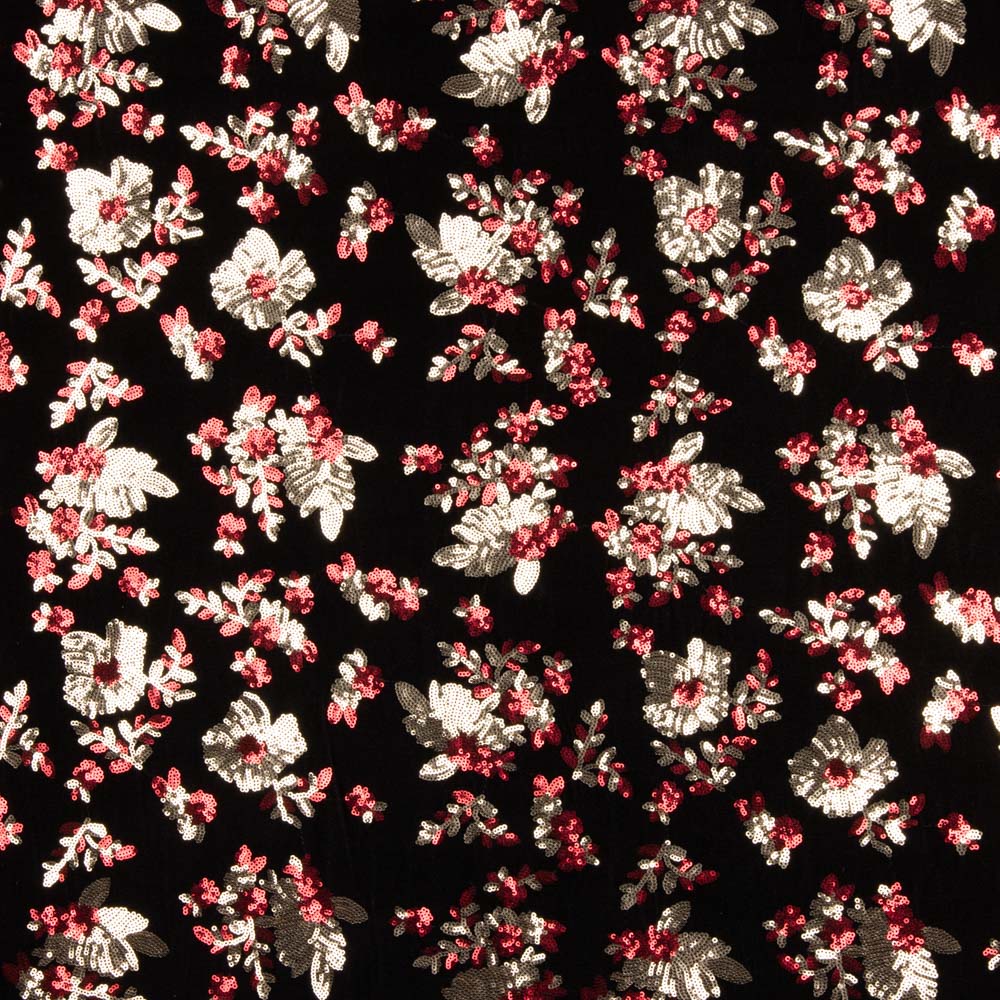 Terciopelo Lycra Lentejuela Bordado - Ribes y Casals