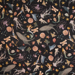 Tela Rústico Poliéster Sirena Marinas - Ribes y Casals