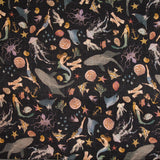 Tela Rústico Poliéster Sirena Marinas - Ribes y Casals