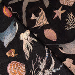 Tela Rústico Poliéster Sirena Marinas - Ribes y Casals