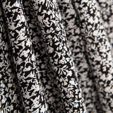 Viscosa Floral Pétalos Negra - Ribes y Casals