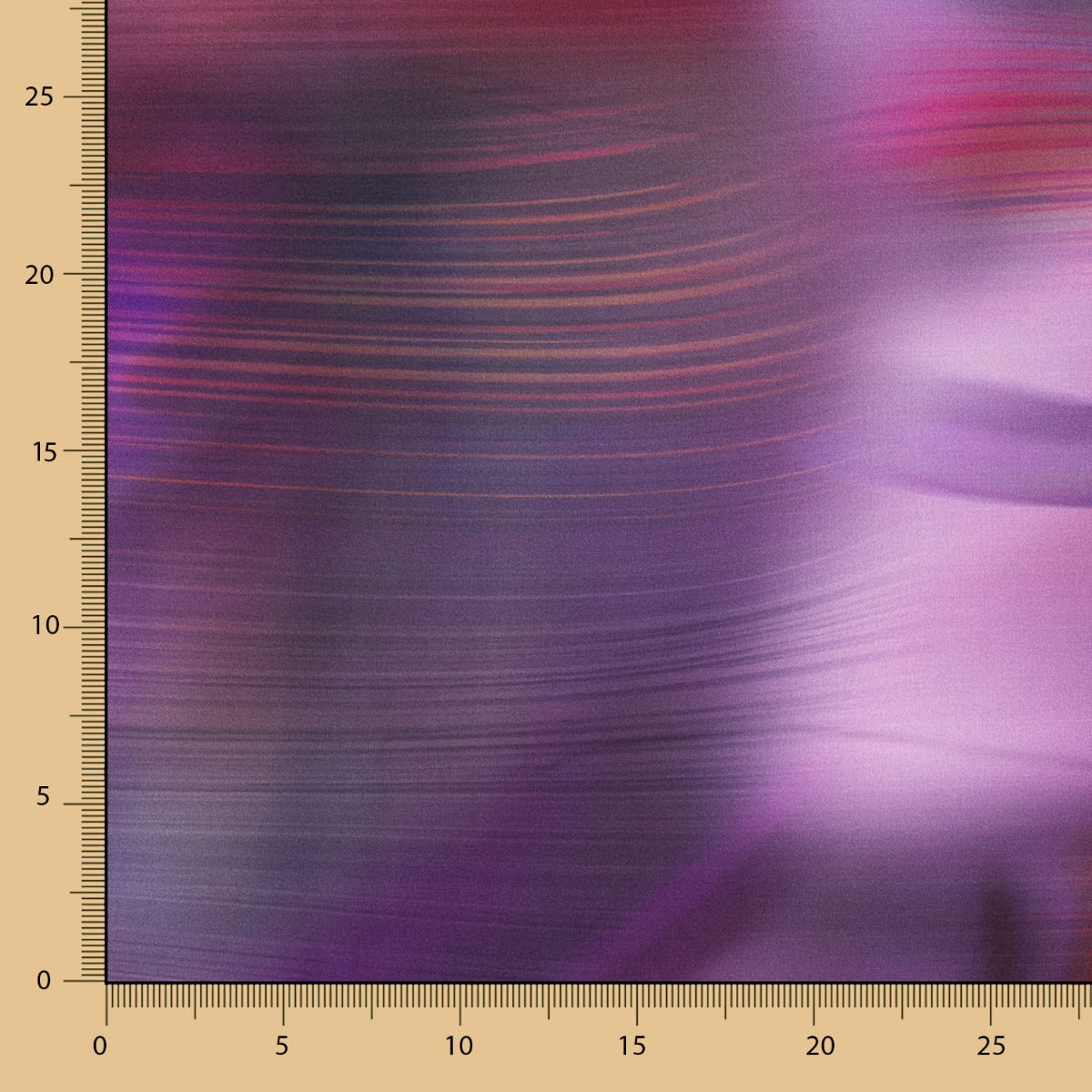 Georgette Poliéster Difuminado Magenta - Ribes y Casals