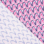 Lycra Mate Fina Ondas Fucsia - Ribes y Casals