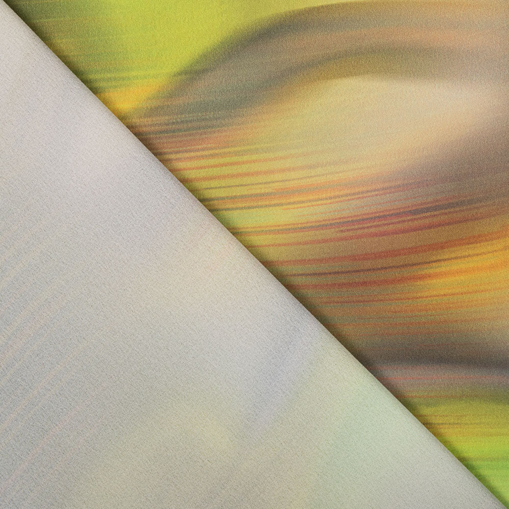 Georgette Poliéster Difuminado Lima - Ribes y Casals