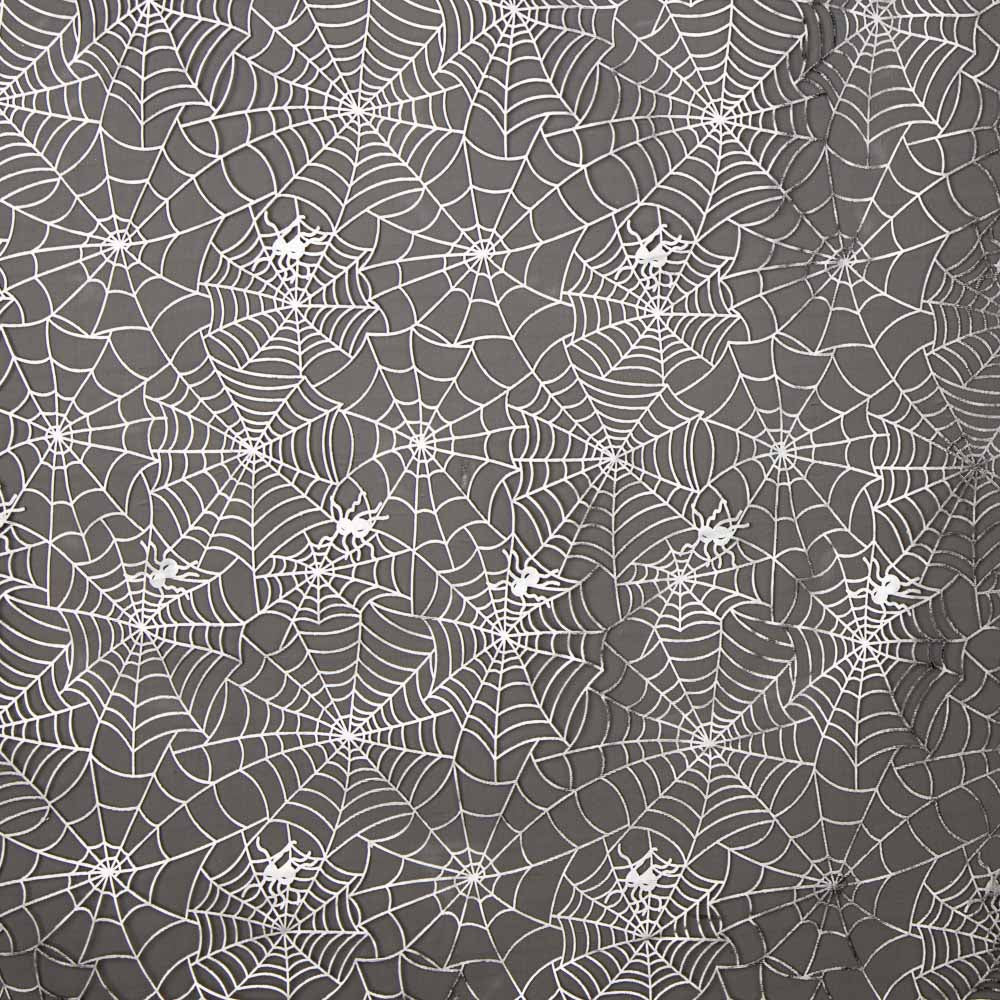 Tela Organza Telarañas Negra - Ribes y Casals