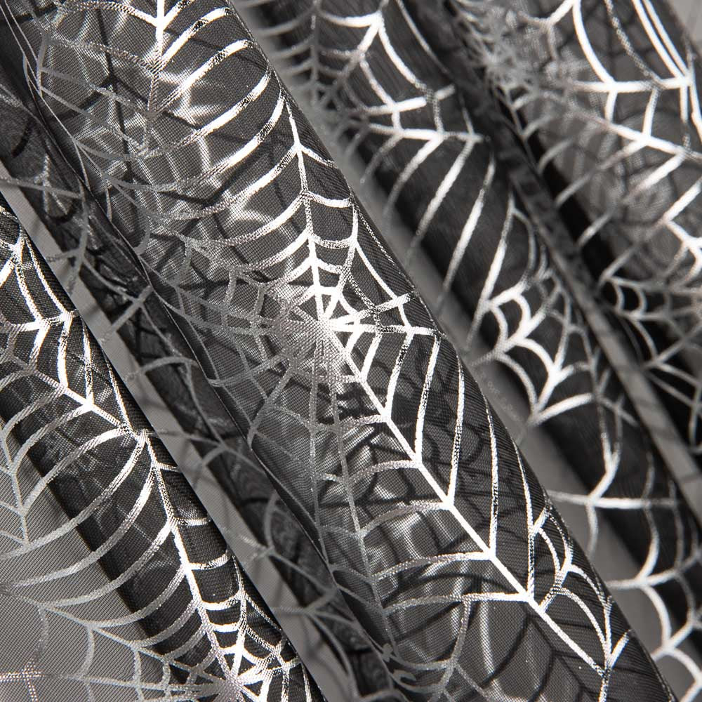 Tela Organza Telarañas Negra - Ribes y Casals