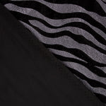 Tela Pelo Negro Lacado Cebra - Ribes y Casals