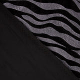 Tela Pelo Negro Lacado Cebra - Ribes y Casals