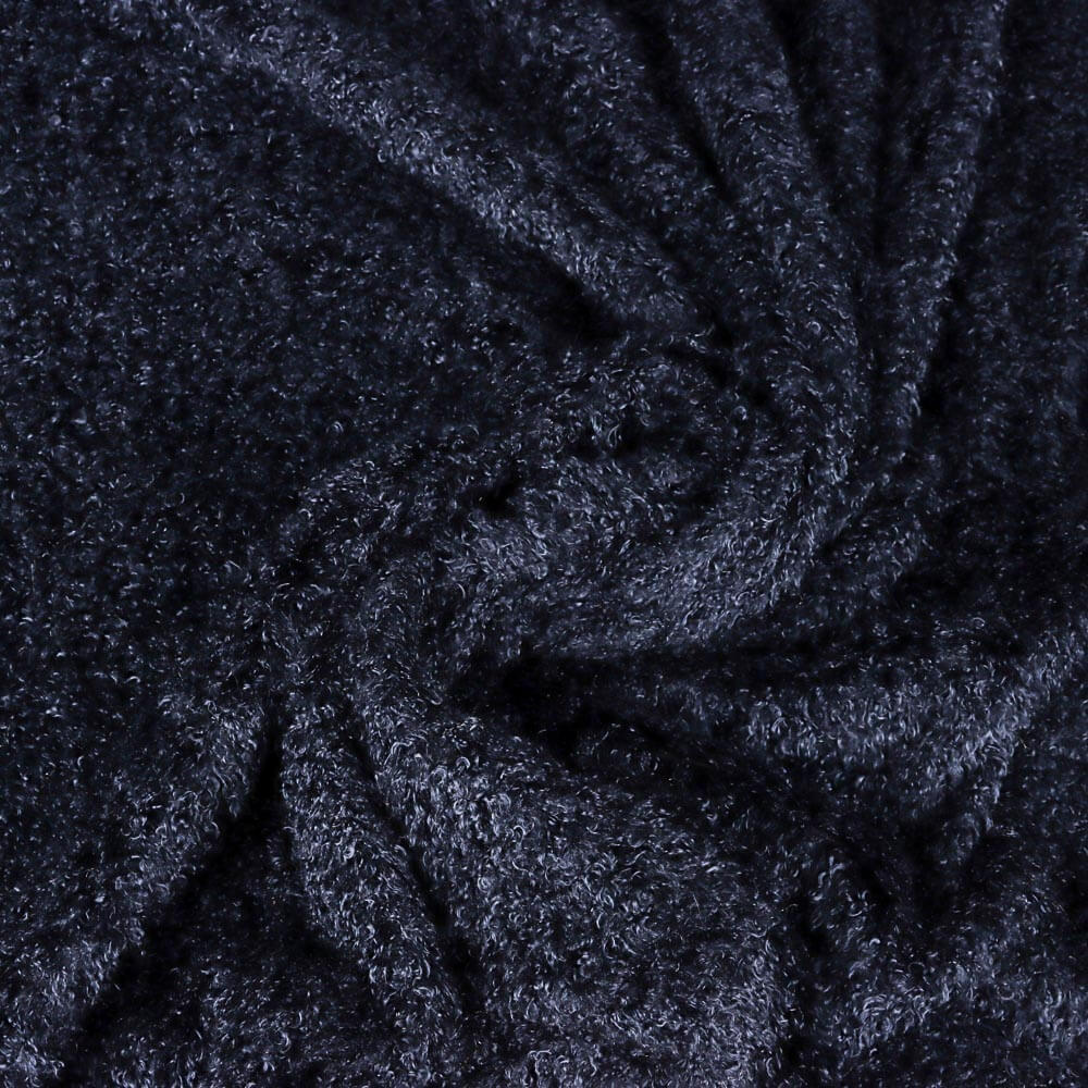 Tela Pelo Rizo Azul Marino - Ribes y Casals