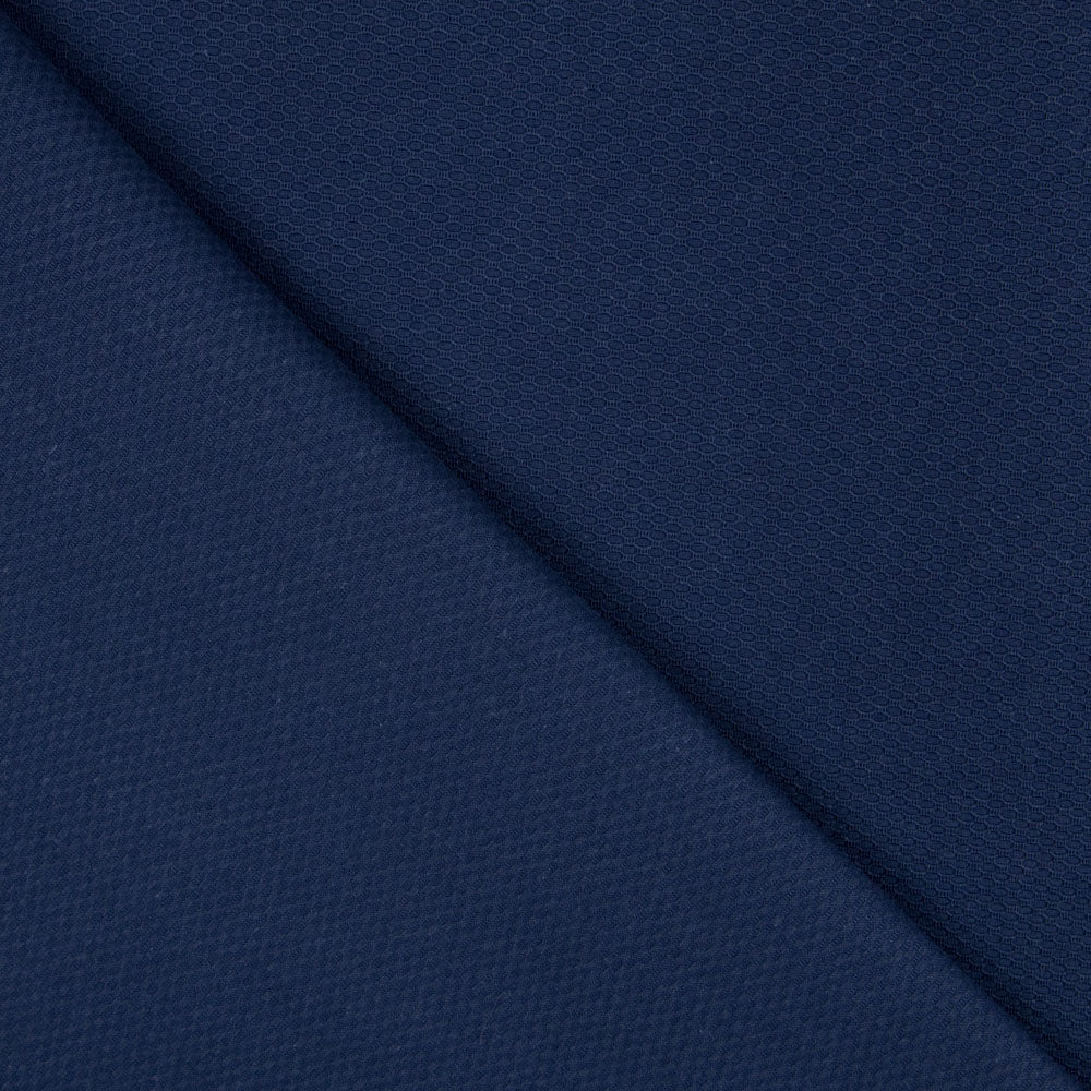 Tela Piqué Algodón Azul Marino - Ribes y Casals