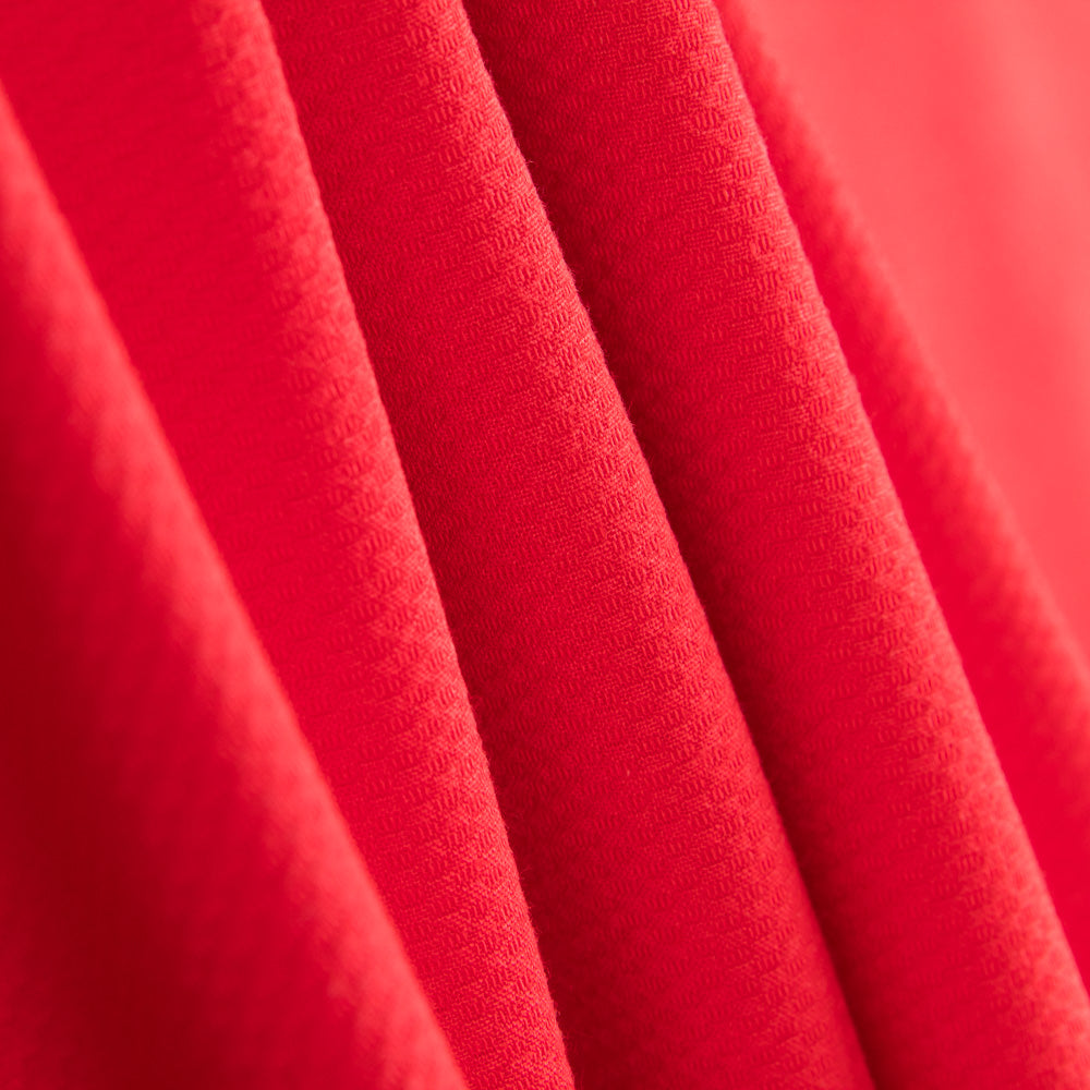Tela Piqué Algodón Rojo - Ribes y Casals