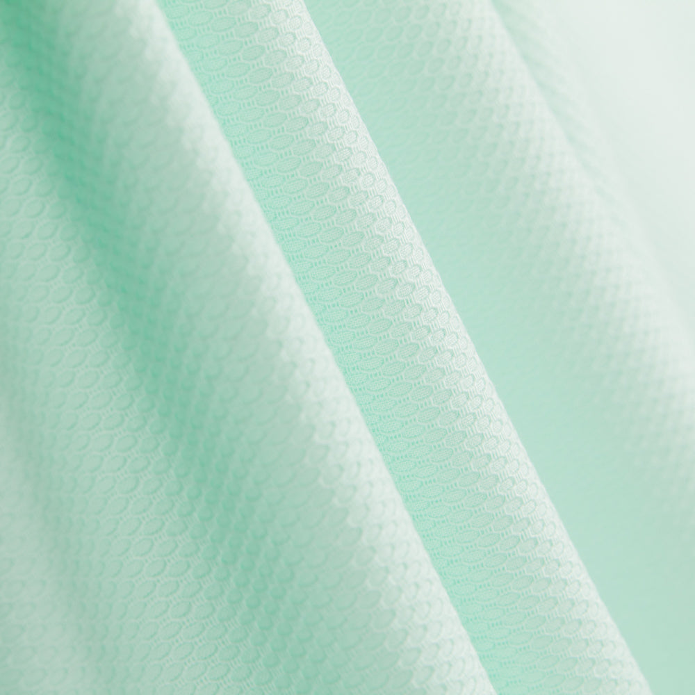 Tela Piqué Algodón Verde Agua - Ribes y Casals