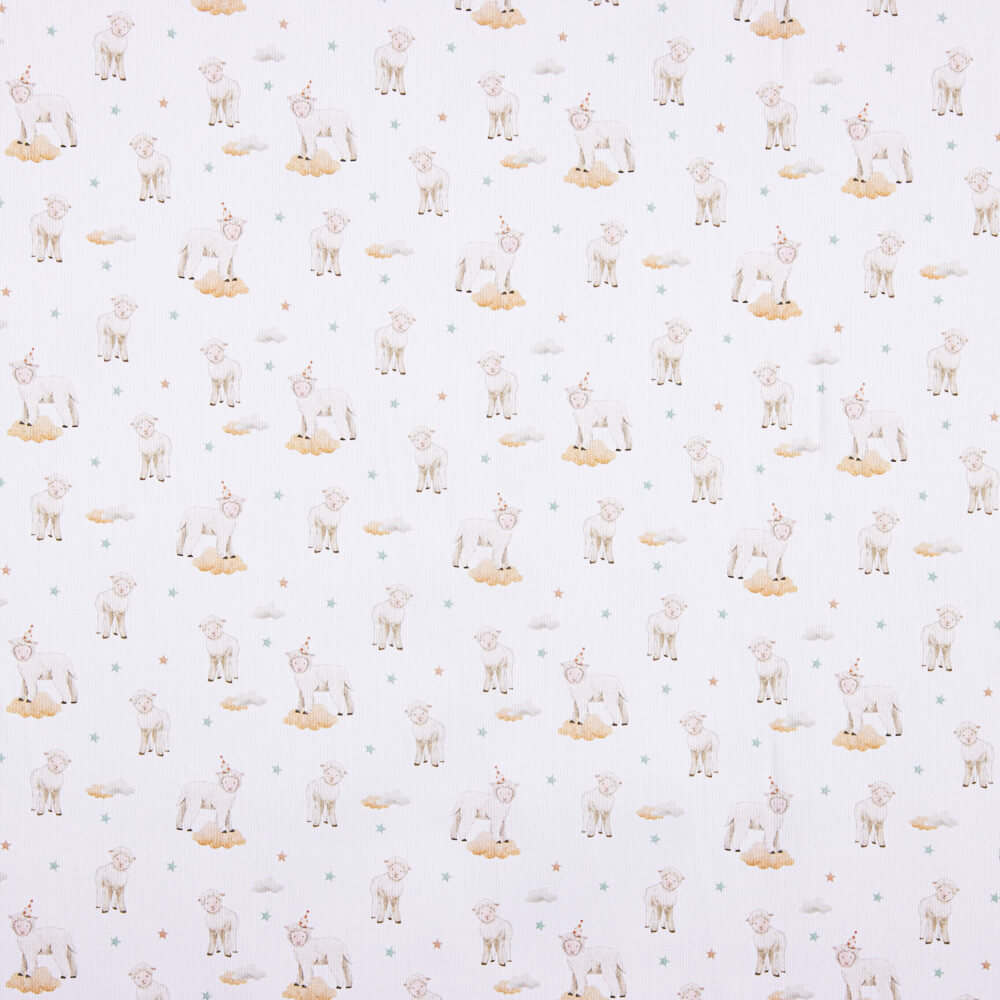 Piqué Ovejitas Blanco - Ribes y Casals