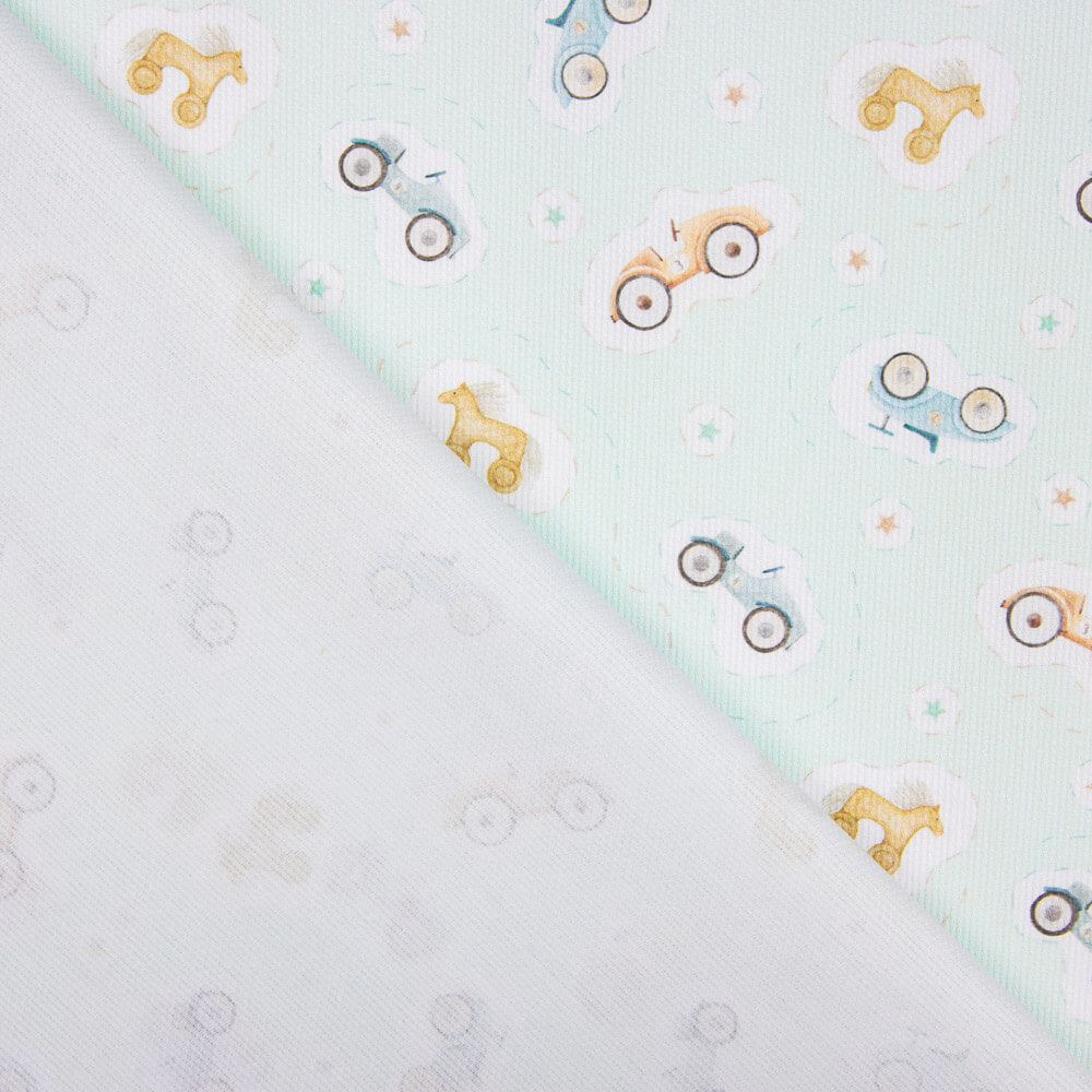 Piqué Juguetes Vintage Verde - Ribes y Casals