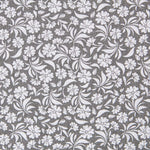 Algodón Flor Real Gris - Ribes y Casals