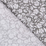 Algodón Flor Real Gris - Ribes y Casals