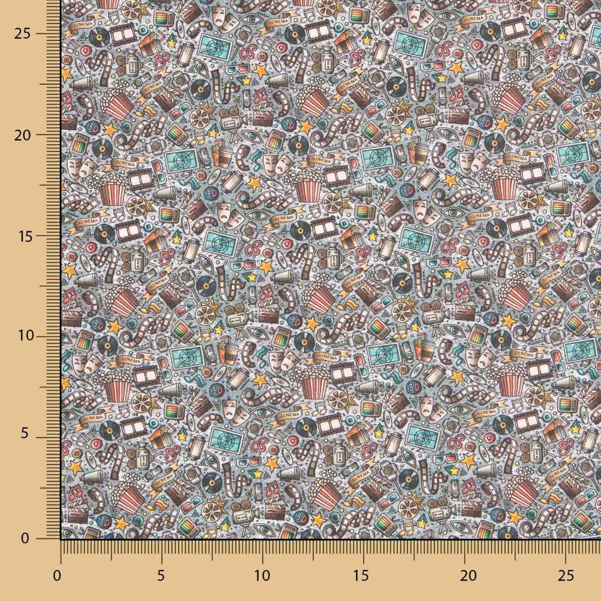 Popelín Algodón Cine - Ribes y Casals