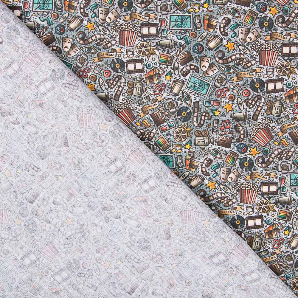 Popelín Algodón Cine - Ribes y Casals