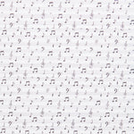 Retal Popelín Algodón Notas Musicales 90x140 cm - Ribes y Casals
